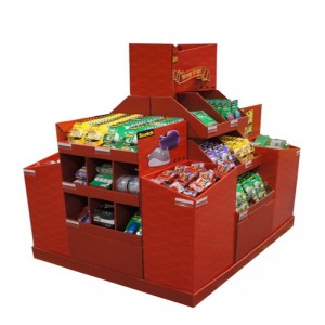 Cardboard Custom Toy Assembled Supermarket Pallet Display Stand