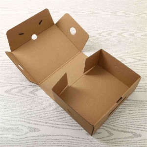 Foldable craft package folding kraft packaging paper box