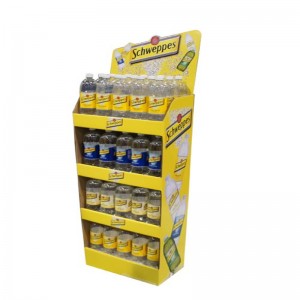 Soft Drink Paper Display Cardboard Display Stand