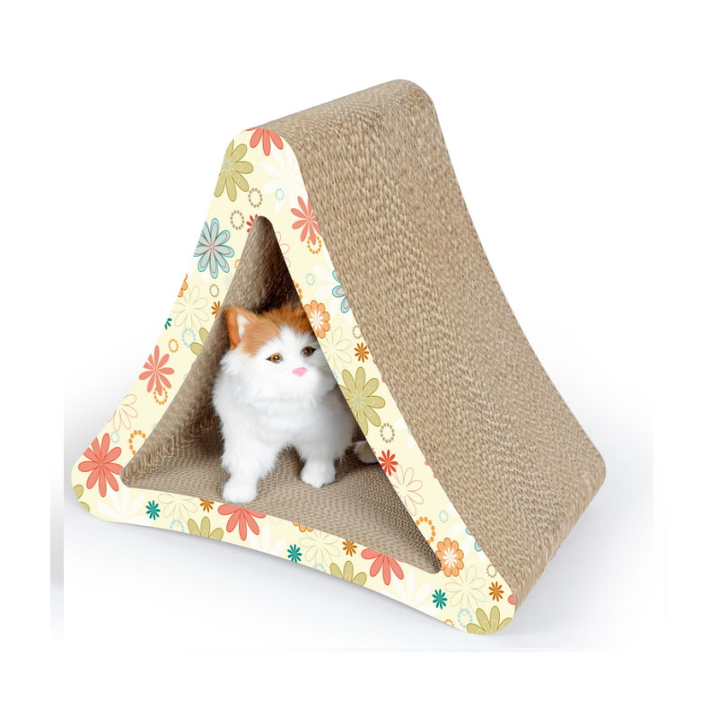 Cardboard Recyclable Corrugated Scratching Pad Scratch-resistant Bed Cat Scratcher Cardboard