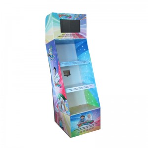 High Quality Custom Floor Paper Cardboard Display Stand