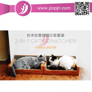 pet supplier corrugated cardboard toy cat scratcher