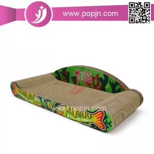 foldable cardboard cat carton scratcher house bed